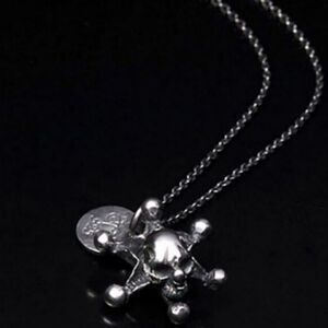 2 Abnormal Sides Joker Skull Necklace